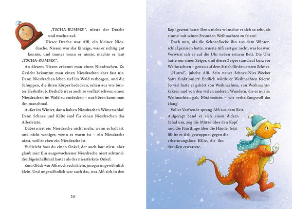 Was Drachen an Weihnachten machen - Eine Vorlesegeschichte in 24 Kapiteln