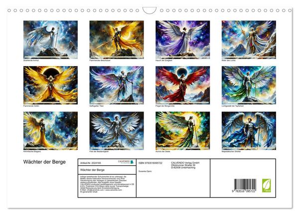 Produktbild: W&auml;chter der Berge (Wandkalender 2026 DIN A3 quer), CALVENDO Monatskalender