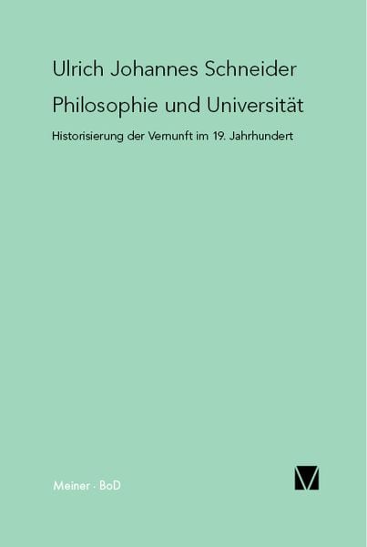 Produktbild: Philosophie und Universit&auml;t