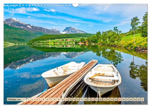 Produktbild: K&ouml;nigsroute Norwegens (Wandkalender 2026 DIN A3 quer), CALVENDO Monatskalender