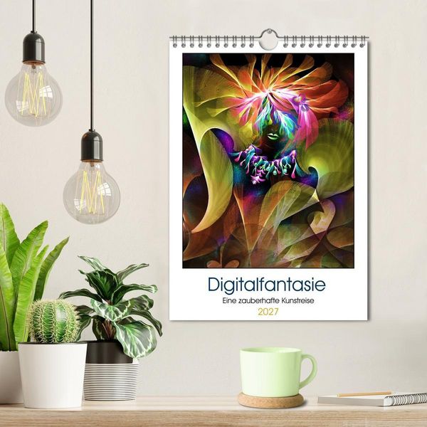 Produktbild: Digitalfantasie (Wandkalender 2027 DIN A4 hoch), CALVENDO Monatskalender