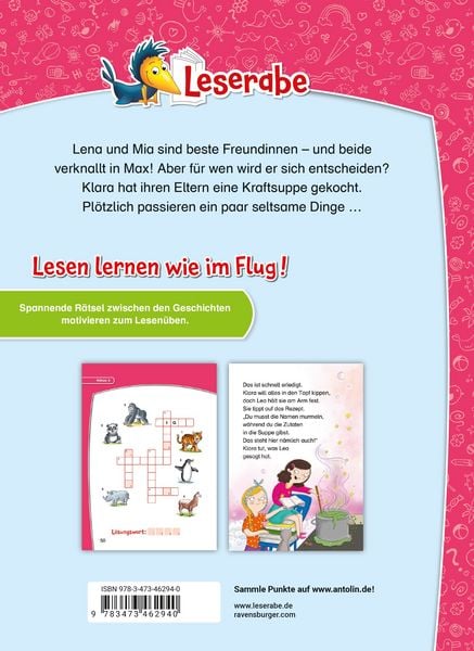 Produktbild: Leserabe Sonderausgaben - Die sch&ouml;nsten Freundinnengeschichten mit extra vielen R&auml;tseln
