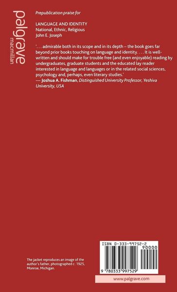 Produktbild: Language and Identity