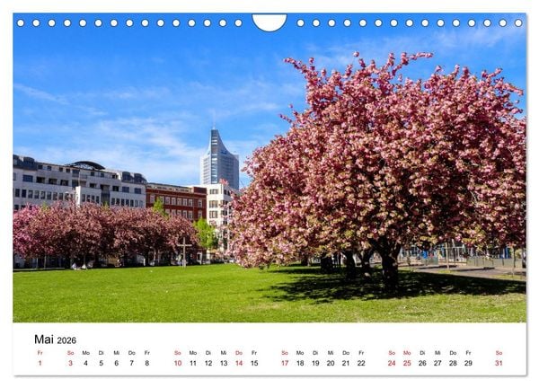 Produktbild: Leipzig &ndash; Stadtansichten zum Verlieben (Wandkalender 2026 DIN A4 quer), CALVENDO Monatskalender