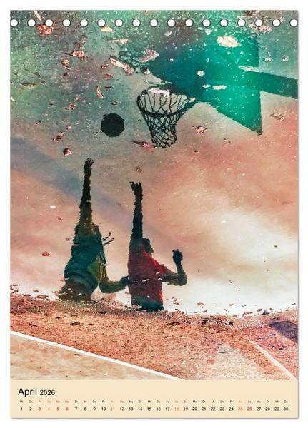 Produktbild: Basketball Fun (Tischkalender 2026 DIN A5 hoch), CALVENDO Monatskalender