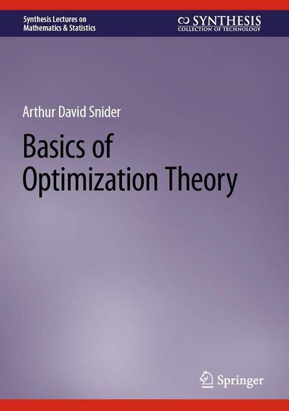 Produktbild: Basics of Optimization Theory