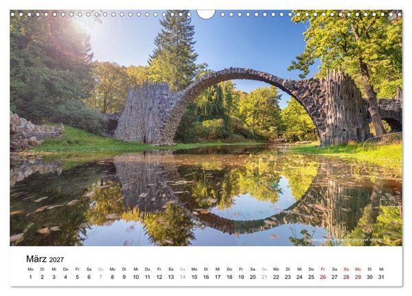 Produktbild: Die Lausitz - Landmarken der Nieder- und Oberlausitz (Wandkalender 2027 DIN A3 quer), CALVENDO Monatskalender