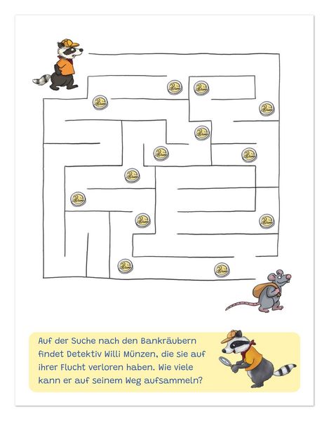 Produktbild: R&auml;tselblock - Detektiv Willi schnappt den Dieb