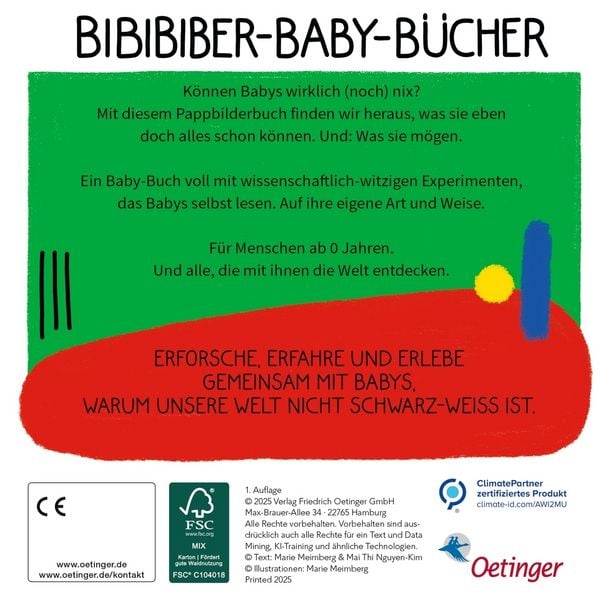 Produktbild: BiBiBiber hat da mal 'ne Frage. Warum können Babys nix? Farbe & Kontrast