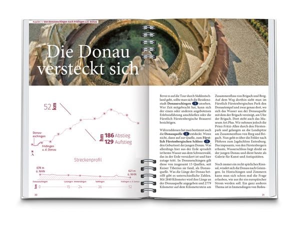 Produktbild: KOMPASS Radreisef&uuml;hrer Donauradweg Deutschland