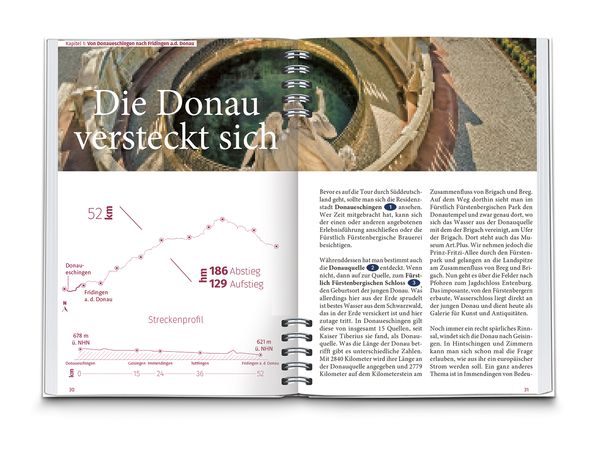 KOMPASS Radreiseführer Donauradweg Deutschland