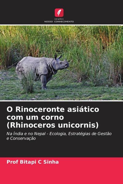 Produktbild: O Rinoceronte asi&aacute;tico com um corno (Rhinoceros unicornis)