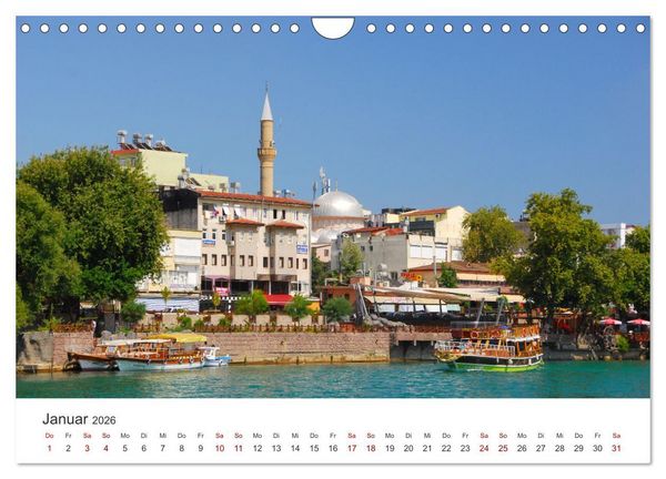 Produktbild: Flussfahrt in Manavgat (Wandkalender 2026 DIN A4 quer), CALVENDO Monatskalender