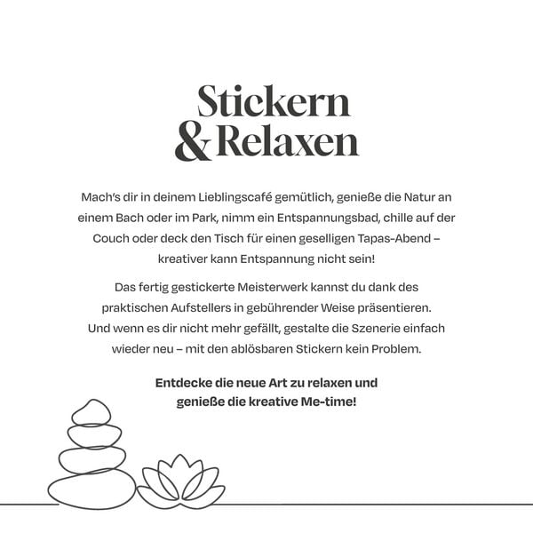 Produktbild: Kleine Auszeiten - Stickern & Relaxen