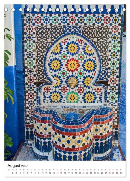 Produktbild: Marokko - Chefchaouen (Tischkalender 2027 DIN A5 hoch), CALVENDO Monatskalender