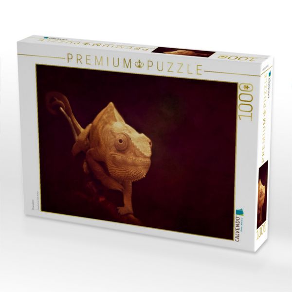 Produktbild: CALVENDO Puzzle Cham&auml;leon | 1000 Teile Lege-Gr&ouml;&szlig;e 64x48cm Foto-Puzzle f&uuml;r gl&uuml;ckliche Stunden