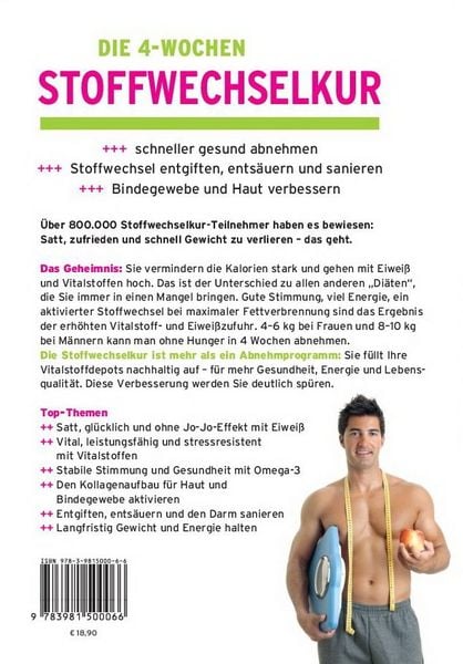 Produktbild: Die 4-Wochen Stoffwechselkur. Mit Leichtigkeit abnehmen &ndash; mit zus&auml;tzlichen Vitalstoffen den Stoffwechsel aktivieren