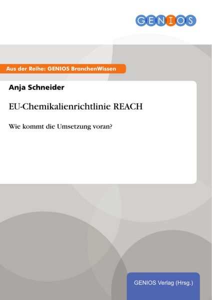Produktbild: EU-Chemikalienrichtlinie REACH