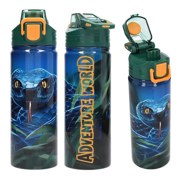 Produktbild: Adventure World Trinkflasche Edelstahl Schlange