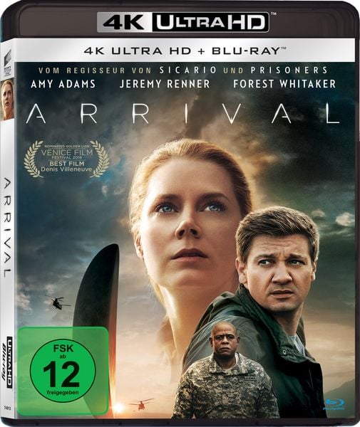 Produktbild: Arrival (4K Ultra HD) (+ Blu-ray 2D)