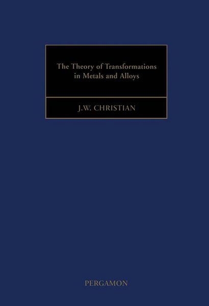 Produktbild: The Theory of Transformations in Metals and Alloys