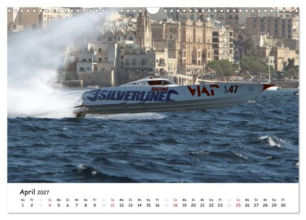 Produktbild: Offshore Powerboats (Wandkalender 2027 DIN A3 quer), CALVENDO Monatskalender
