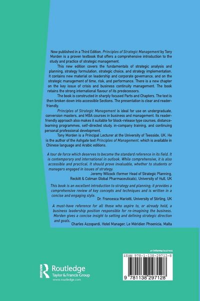 Produktbild: Principles of Strategic Management