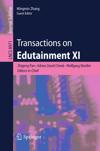Produktbild: Transactions on Edutainment XI