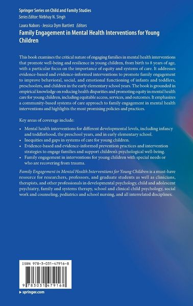 Produktbild: Family Engagement in Mental Health Interventions for Young Children