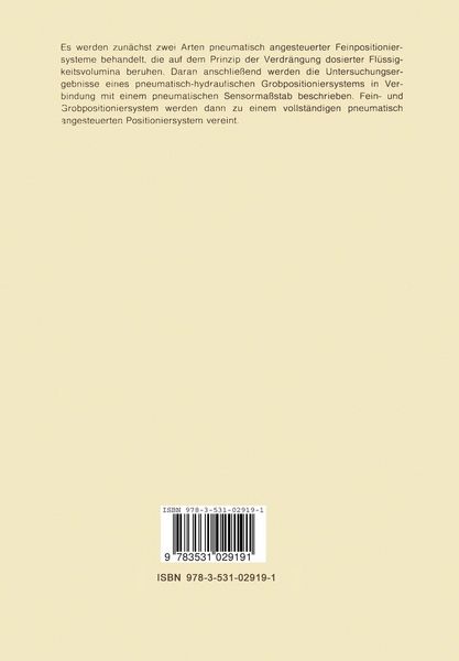 Produktbild: Untersuchung digital-pneumatisch ansteuerbarer Linear-Feinpositioniersysteme