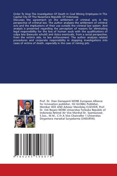 Produktbild: Order to Stop the Investigation of Death in Coal Mining Employees