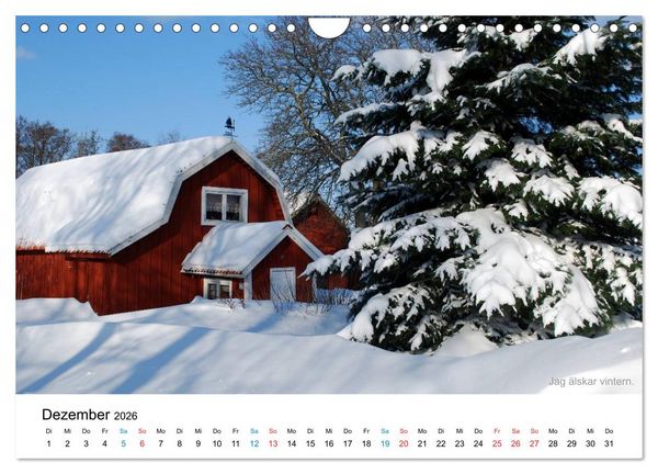 Produktbild: Schweden (Wandkalender 2026 DIN A4 quer), CALVENDO Monatskalender