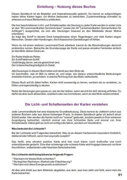 Produktbild: Licht und Schatten Deutungen der Lenormandkarten