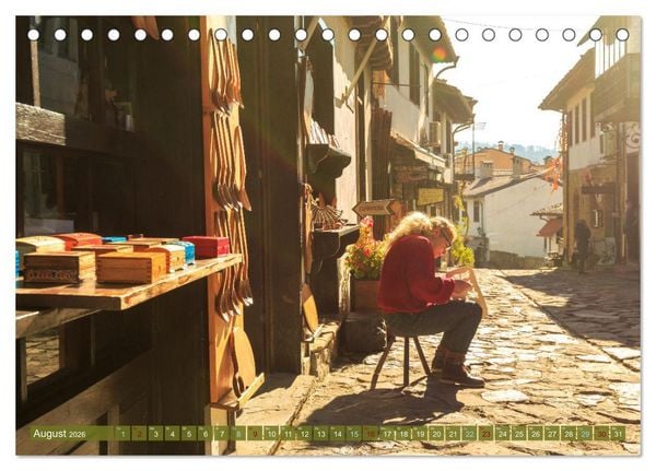 Produktbild: Veliko Tarnovo - Die romantischste Stadt Bulgariens (Tischkalender 2026 DIN A5 quer), CALVENDO Monatskalender