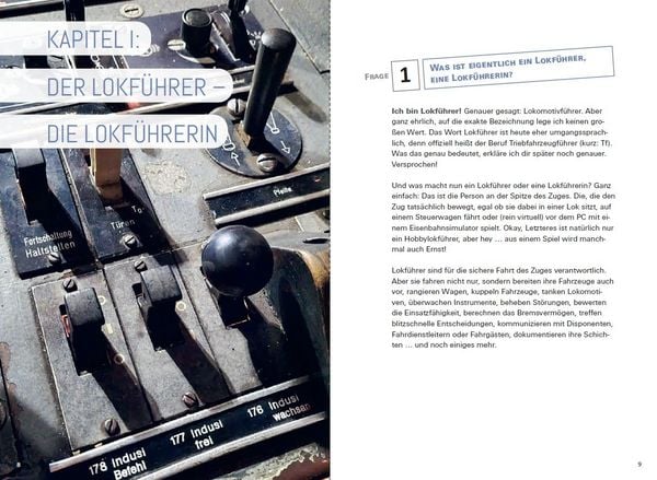 Produktbild: 55 abgefahrene Fragen an den Lokf&uuml;hrer