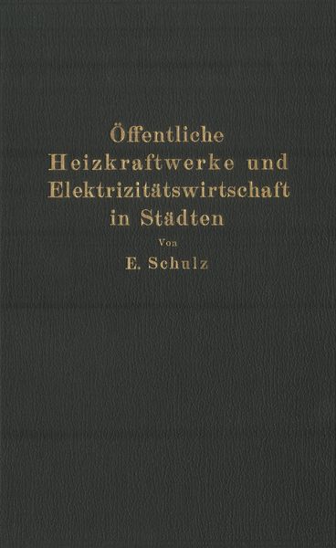 Produktbild: &Ouml;ffentliche Heizkraftwerke und Elektrizit&auml;tswirtschaft in St&auml;dten