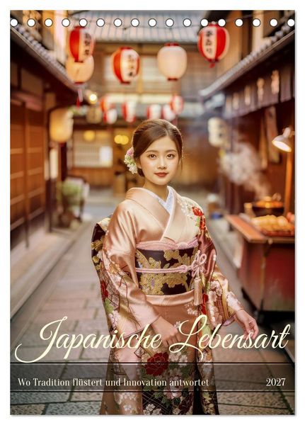 Produktbild: Japanische Lebensart (Tischkalender 2027 DIN A5 hoch), CALVENDO Monatskalender