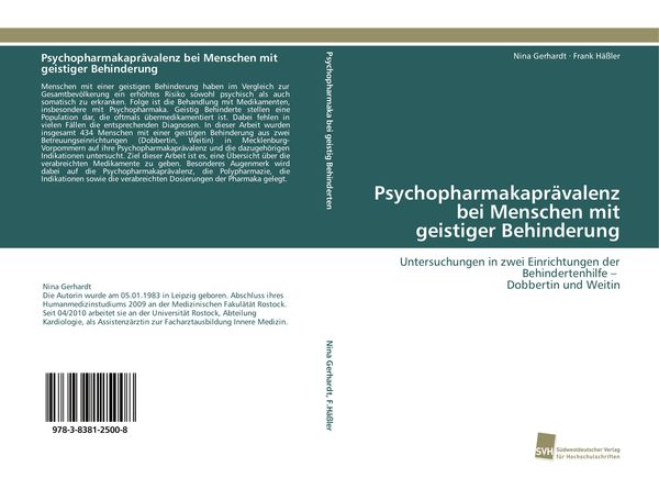 Psychopharmakaprävalenz bei Menschen mit geistiger Behinderung, Taschenbuch von Nina Gerhardt , Frank Hässler, Südwestdeutscher Verlag für