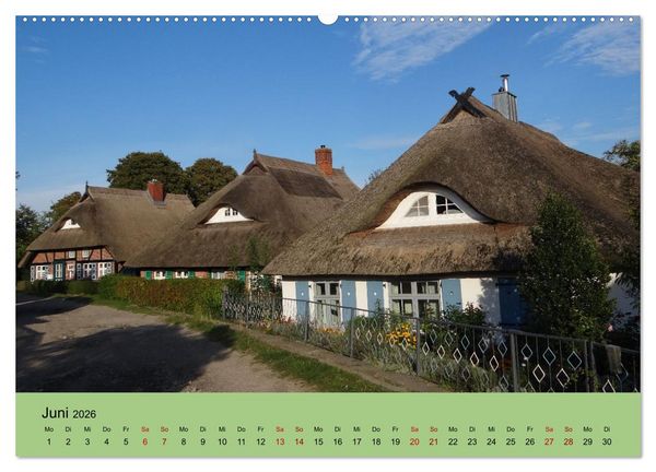 Produktbild: Ostsee von Heringsdorf bis Hiddensee (hochwertiger Premium Wandkalender 2026 DIN A2 quer), Kunstdruck in Hochglanz