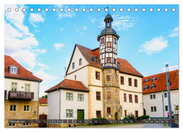 Produktbild: Ein Blick auf die Wartburgstadt Eisenach (Tischkalender 2026 DIN A5 quer), CALVENDO Monatskalender