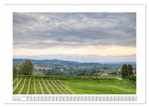 Produktbild: Piemont - am Fu&szlig; der Berge (Wandkalender 2026 DIN A2 quer), CALVENDO Monatskalender