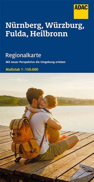Produktbild: ADAC Regionalkarte Blatt 12 N&uuml;rnberg, W&uuml;rzburg, Fulda