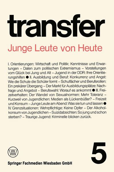 Produktbild: Junge Leute von Heute