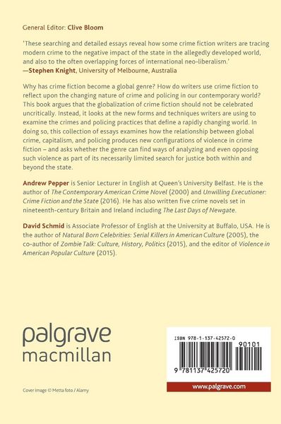 Produktbild: Globalization and the State in Contemporary Crime Fiction