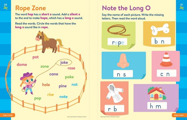 Produktbild: Brain Quest Phonics Workbook: Grade 1