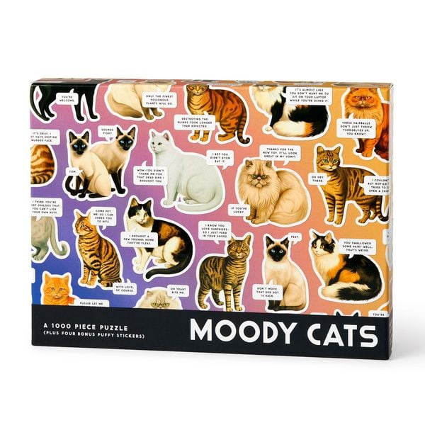 Produktbild: Moody Cats 1000 Piece Puzzle