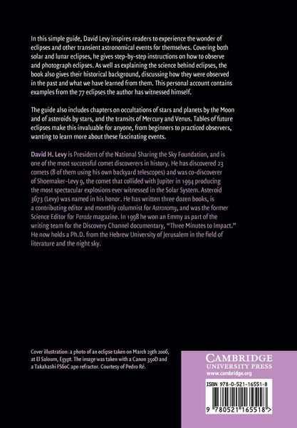 Produktbild: David Levy's Guide to Eclipses, Transits, and Occultations