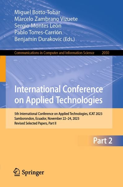 Produktbild: International Conference on Applied Technologies