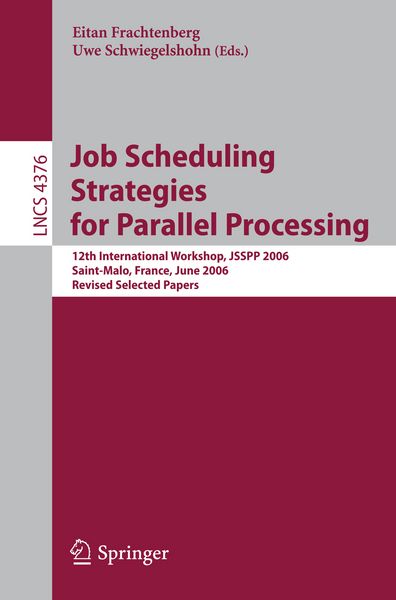 Produktbild: Job Scheduling Strategies for Parallel Processing