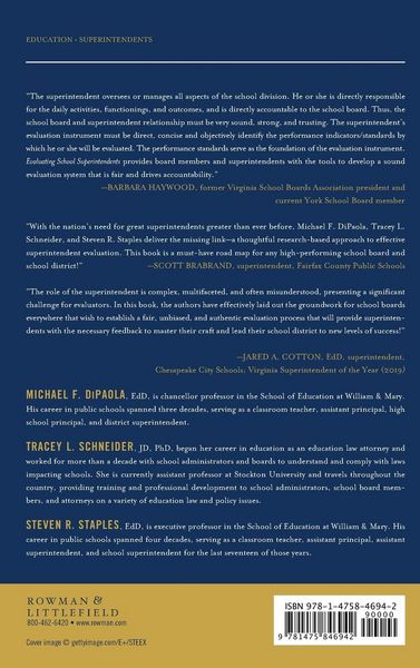 Produktbild: Evaluating School Superintendents